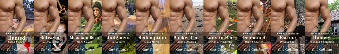 Brennan Brides series by Caty Callahan, Sweet romances with adventure